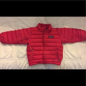 Pink girls Patagonia 12-18 month puff jacket