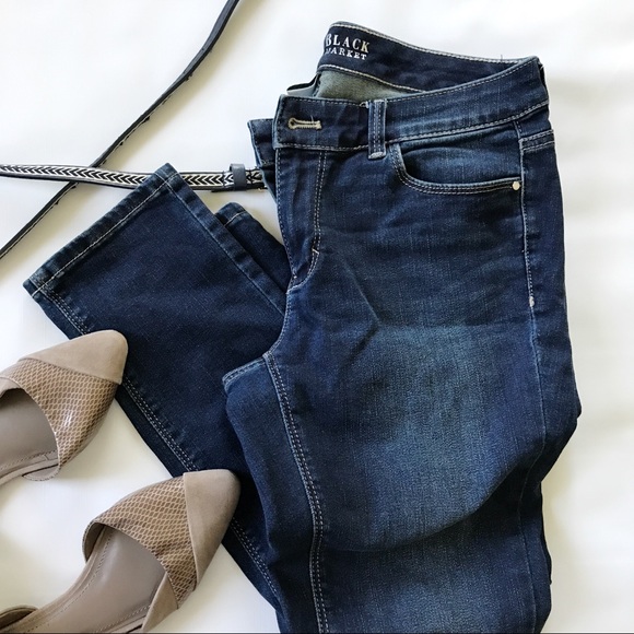 | W H B M |  Dark wash Skinny leg jeans - Picture 2 of 8