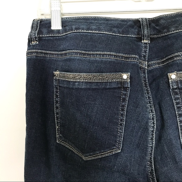 | W H B M |  Dark wash Skinny leg jeans - Picture 7 of 8