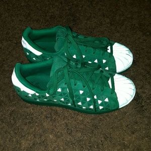 Adidas reflective Shell Toe