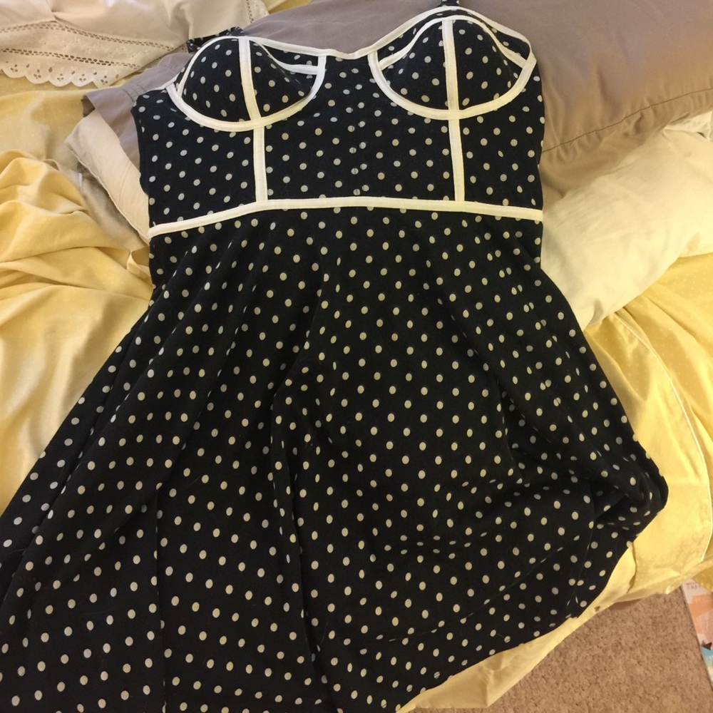 Vintage reproduction style polka dot dress