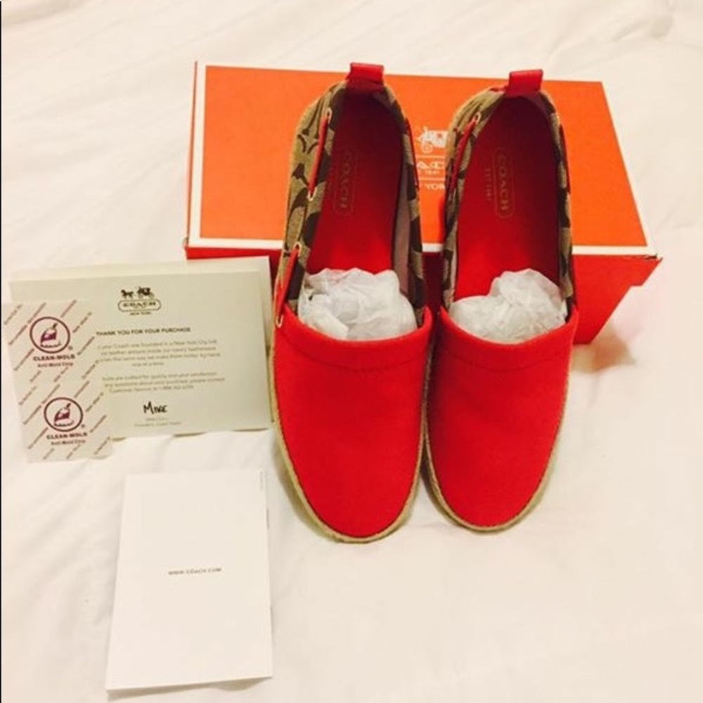 Brand new authentic Coach summer shoes