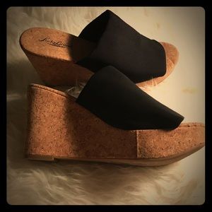 Lucky Brand Cork Wedges