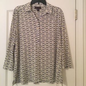 ⚡️XL Dana Buchman design blouse