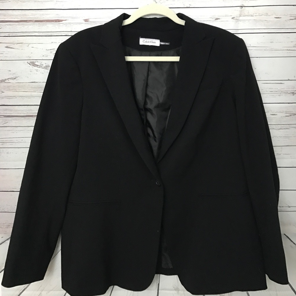 Calvin Klein black blazer