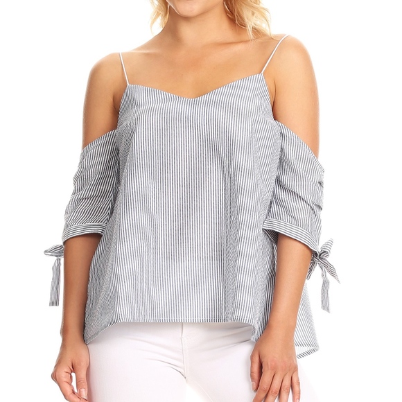 ADDISON | Cold Shoulder Top - Picture 2 of 6