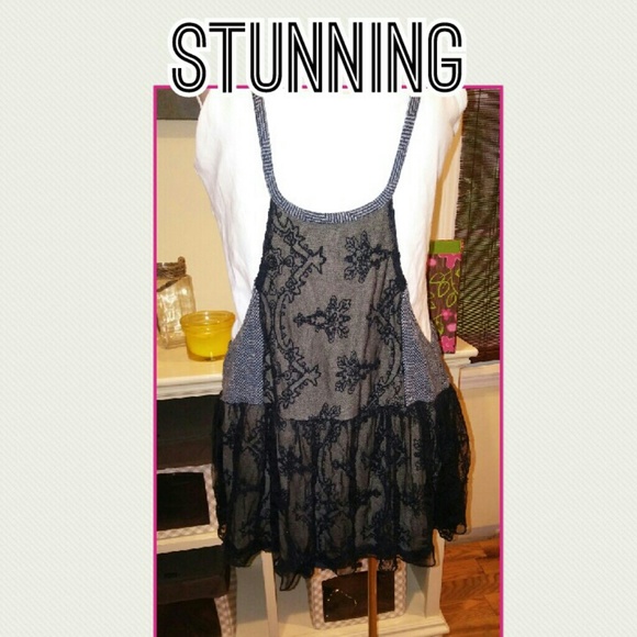 Free People Lace & Wool Jumper - Picture 2 of 6