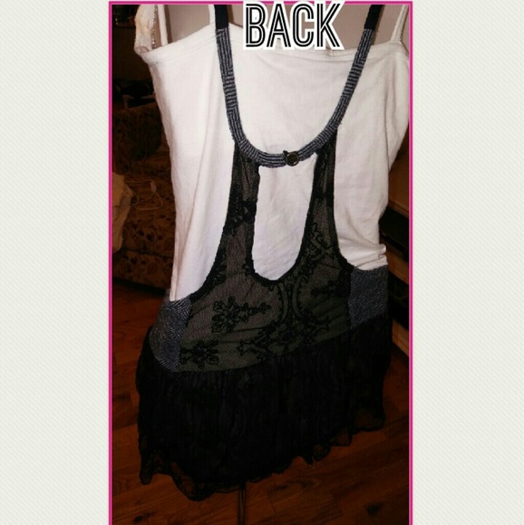 Free People Lace & Wool Jumper - Picture 3 of 6