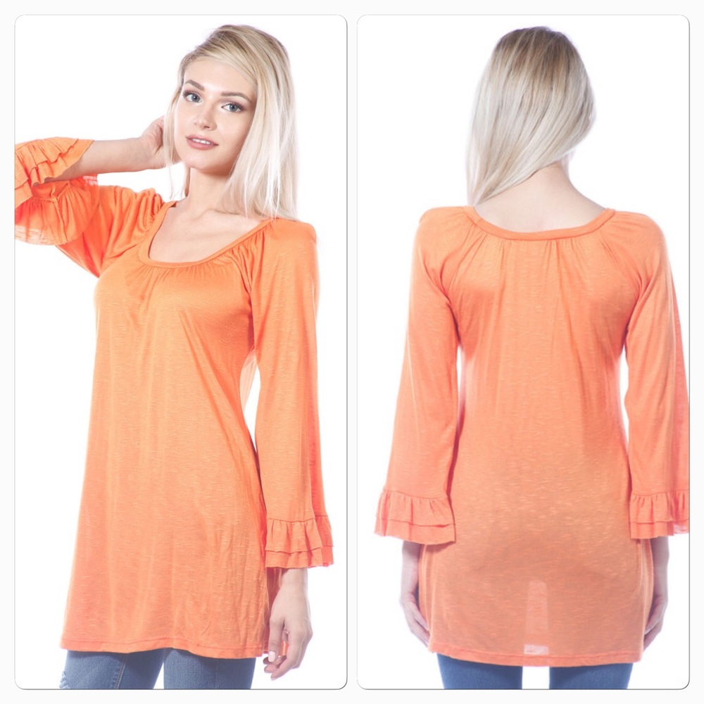 Our First Date Bell Sleeve Blouse