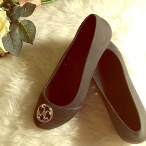 CROCS Black Flats