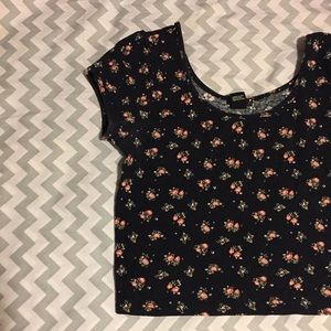 Forever 21 Floral Crop Top