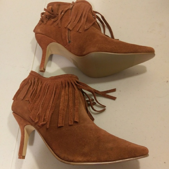 New Noana 10 leather upper vintage side zip fringe - Picture 3 of 4