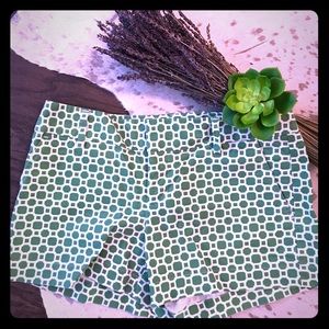 Geometric Print Banana Republic Ryan Fit Shorts