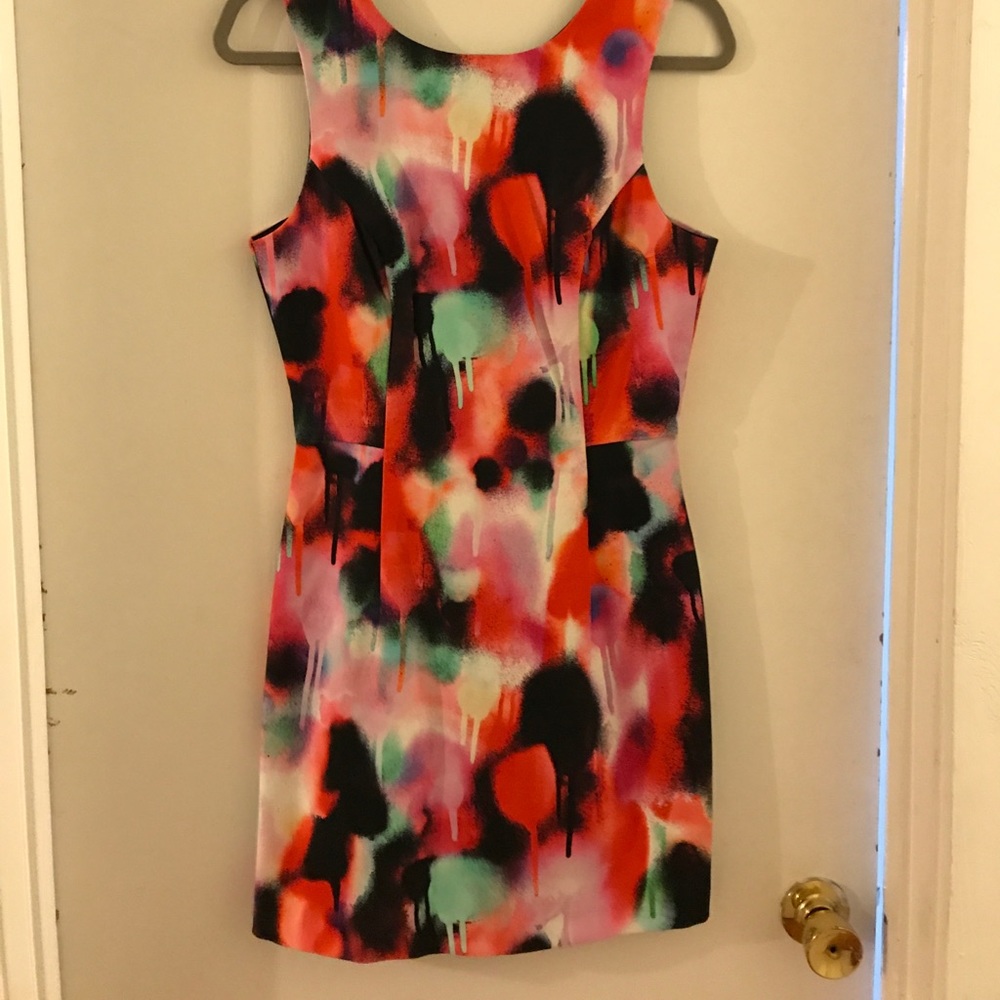 French Connection Paint Splatter Dress