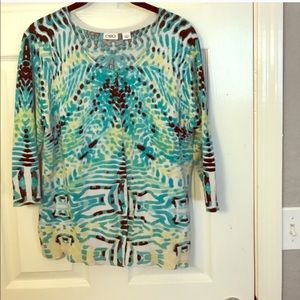 Cute cardigan with 3/4 sleeves