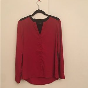 Red& black blouse