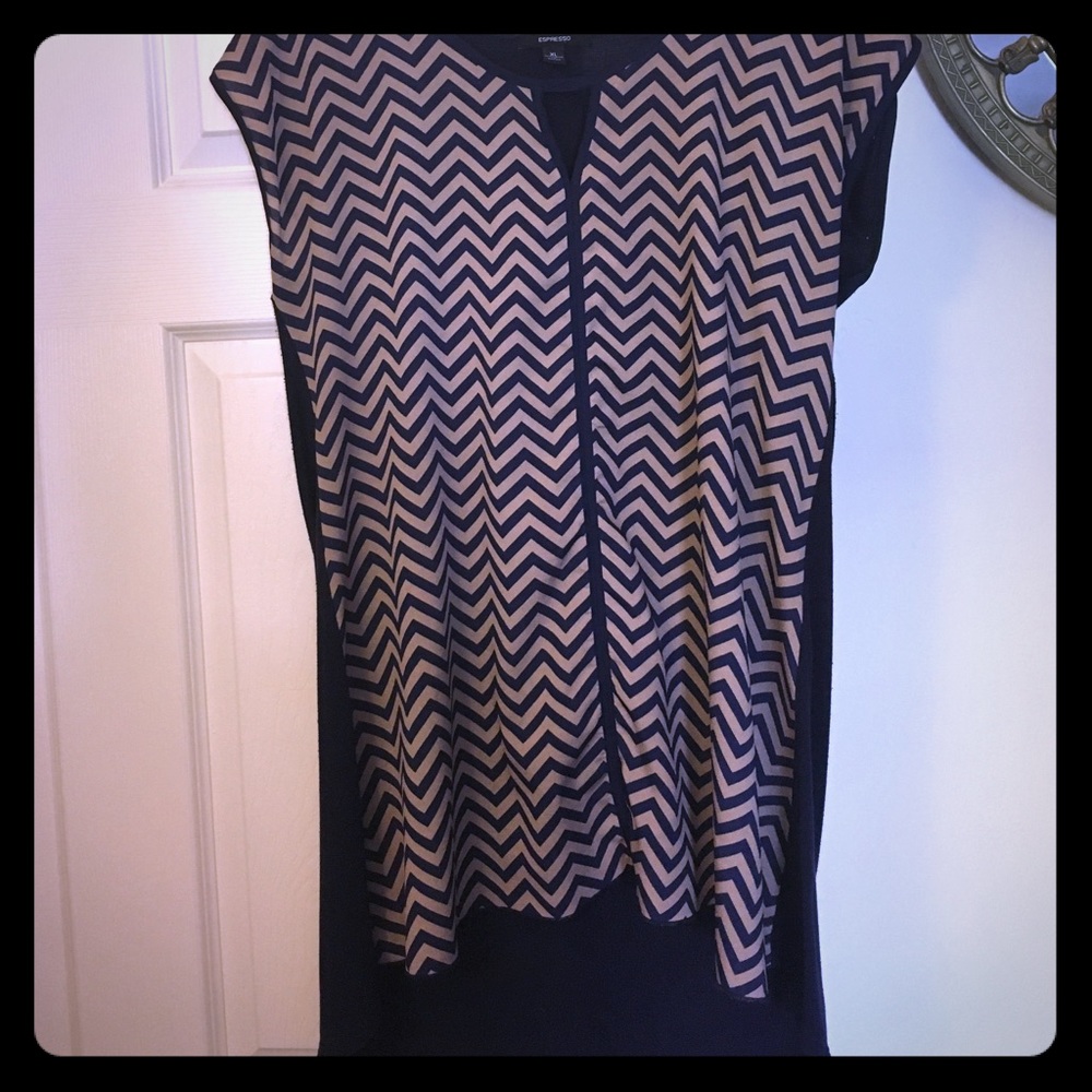 Chevron tunic