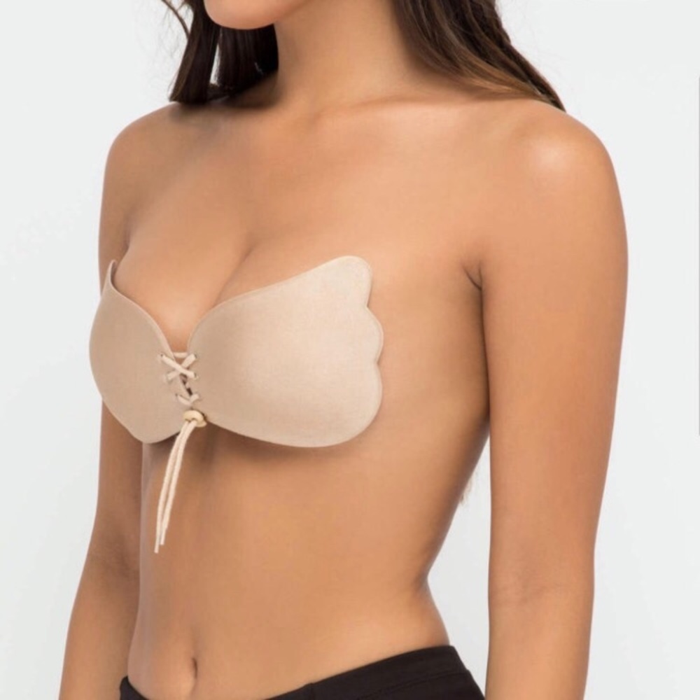 Adhesive Backless Bra in Nude
