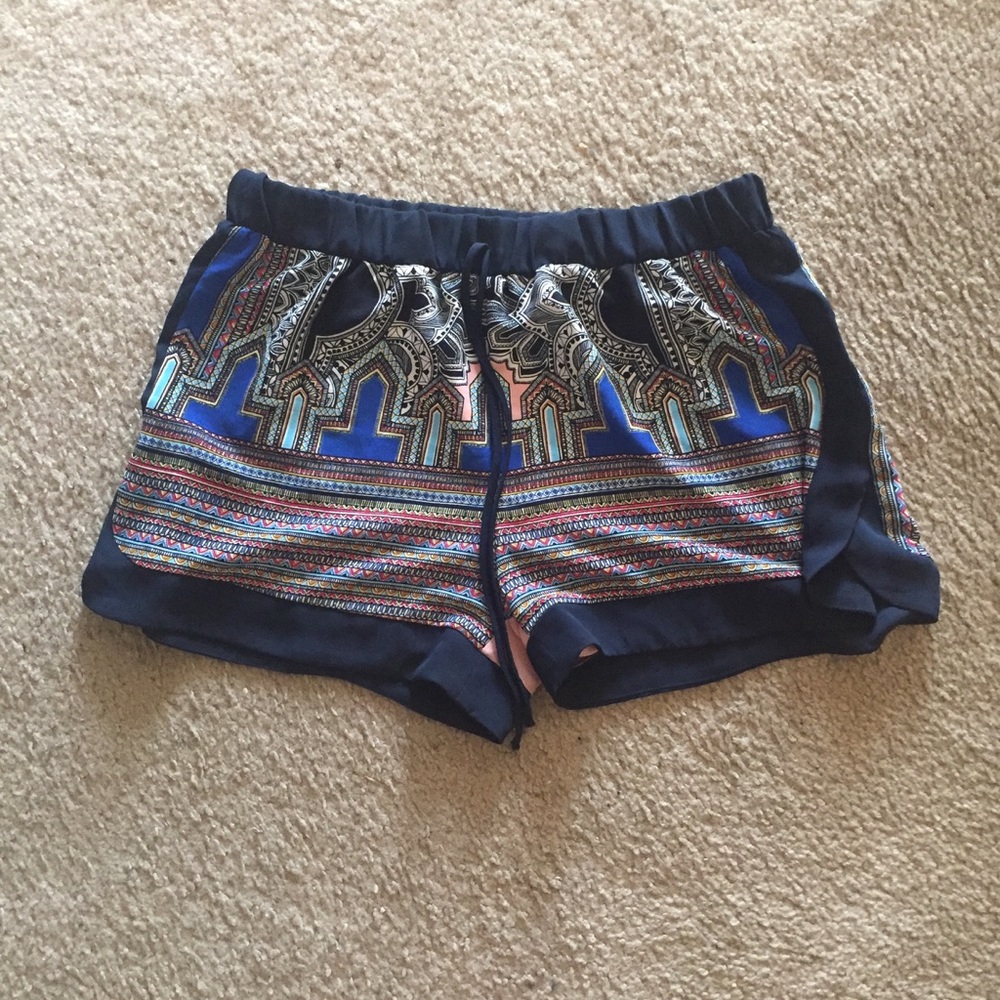 Paisley print shorts