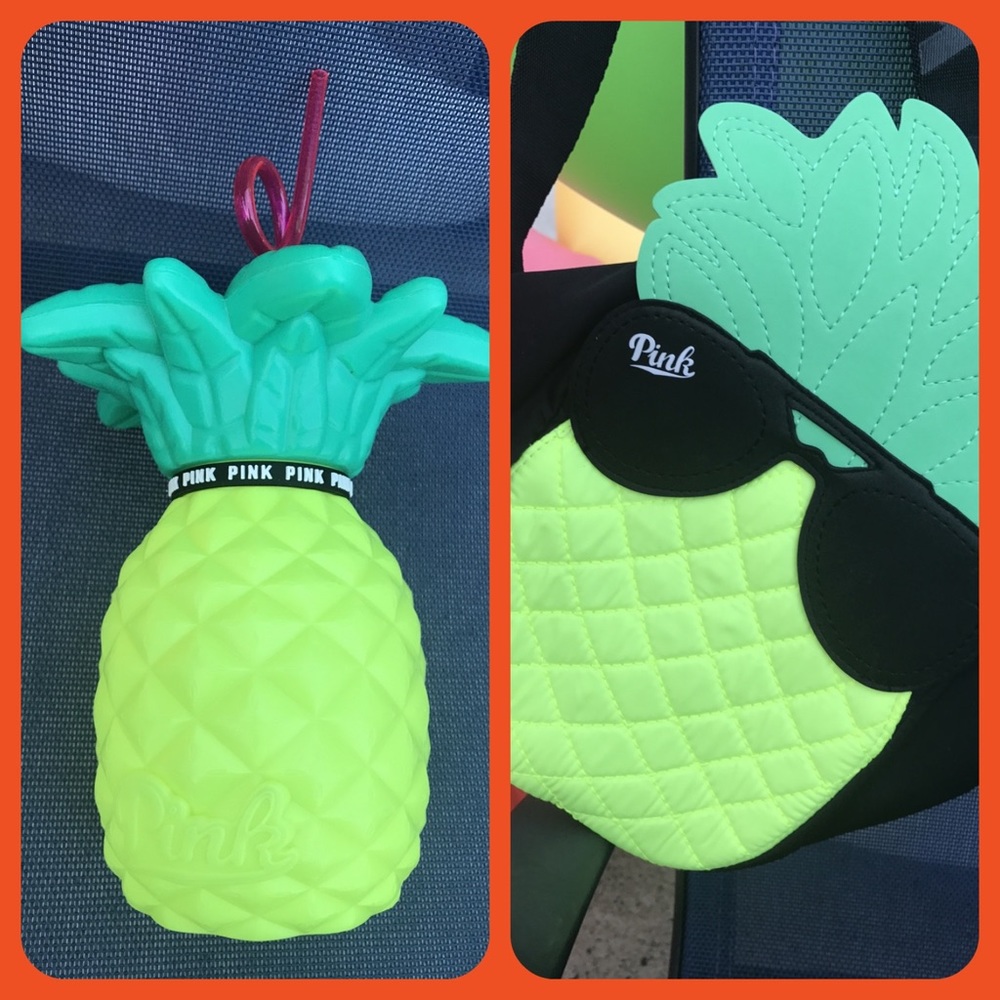BNIP Pink Victoria'sSecret Pineapple Bundle-$35.00 - Picture 3 of 5
