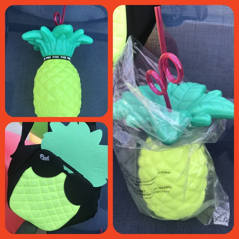 BNIP Pink Victoria'sSecret Pineapple Bundle-$35.00 - Picture 4 of 5