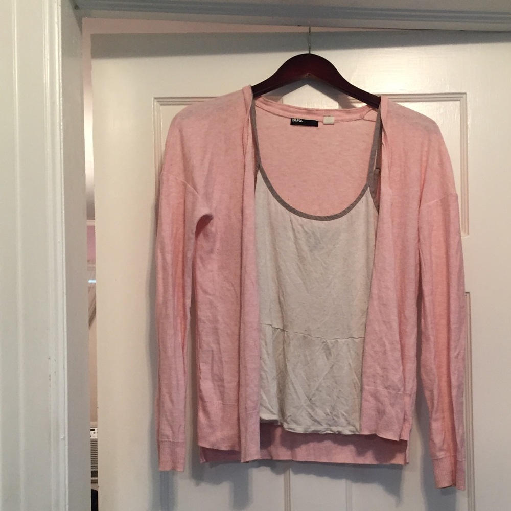 Light Pink Urban Outfitters Cardigan with Buttons