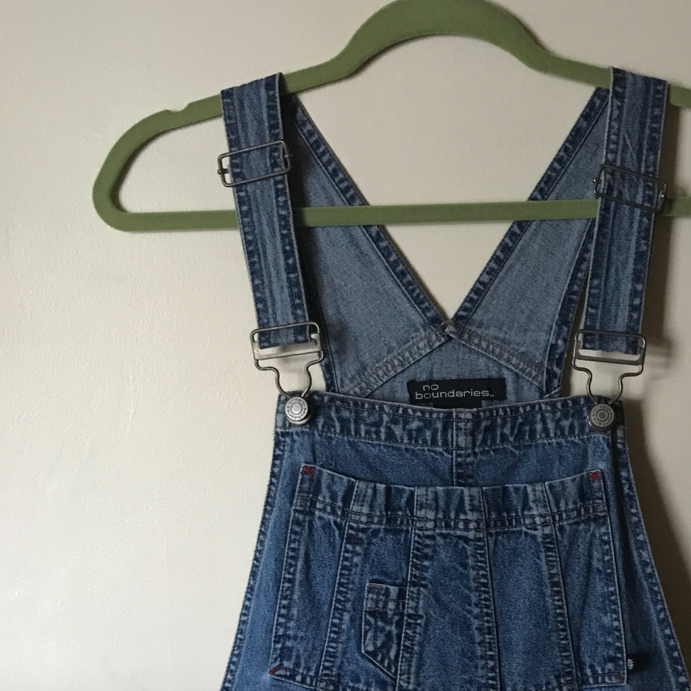 Full length jean overalls