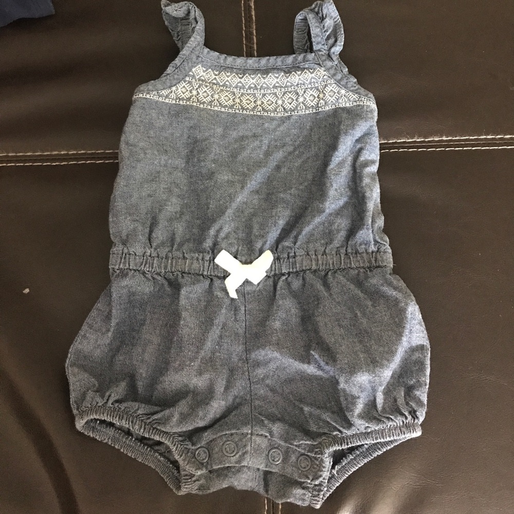 Baby girl shorts romper 9 months