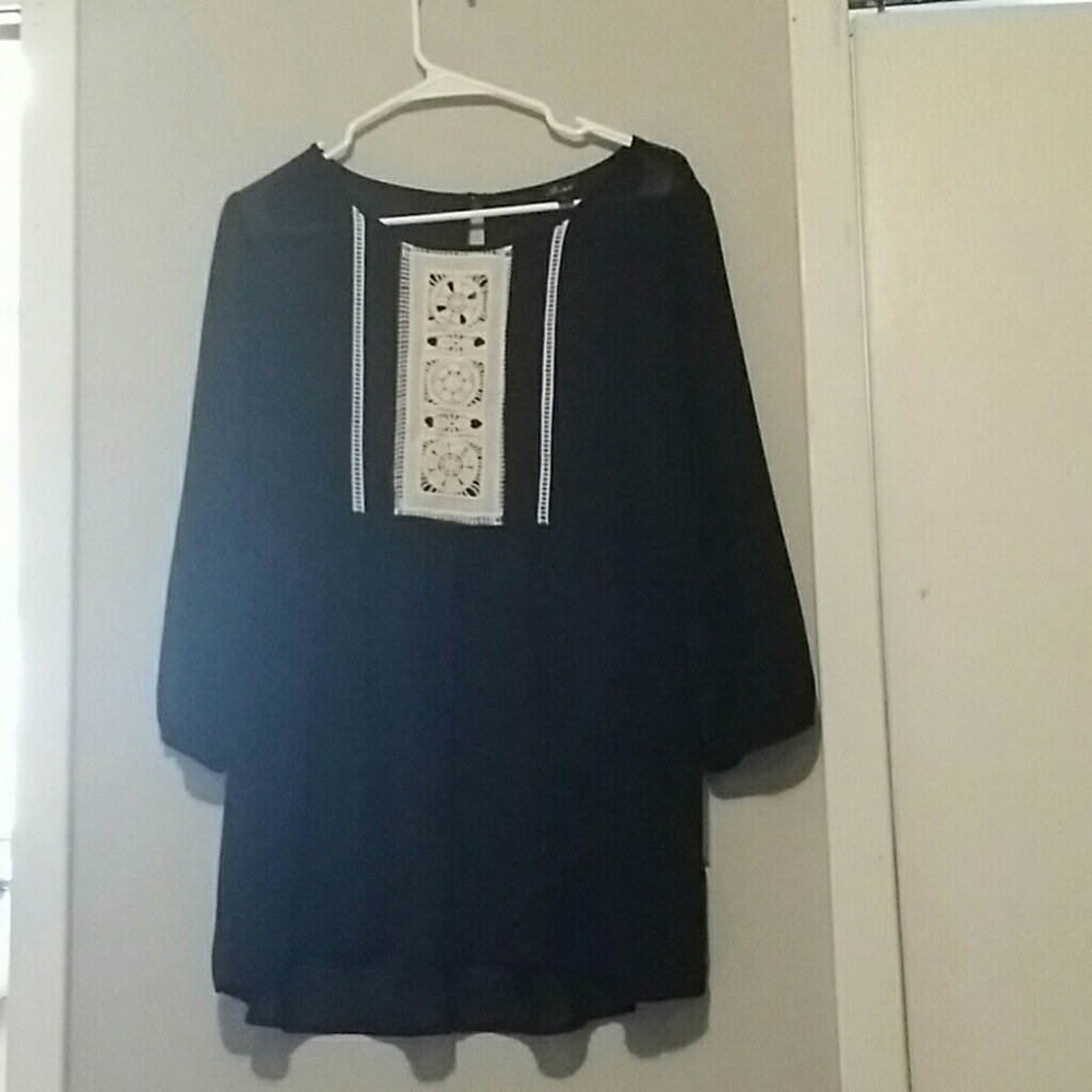 Xl monteau sheer shirt