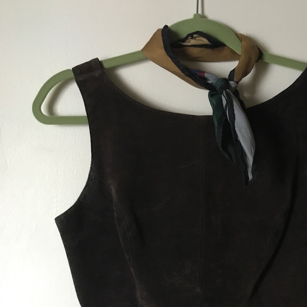 Vintage Suede Top
