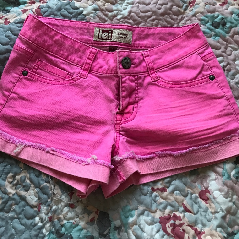 Pink shorts
