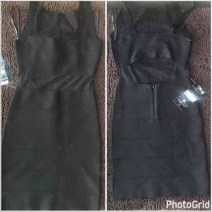 Bebe Black Bandage Dress- NEW