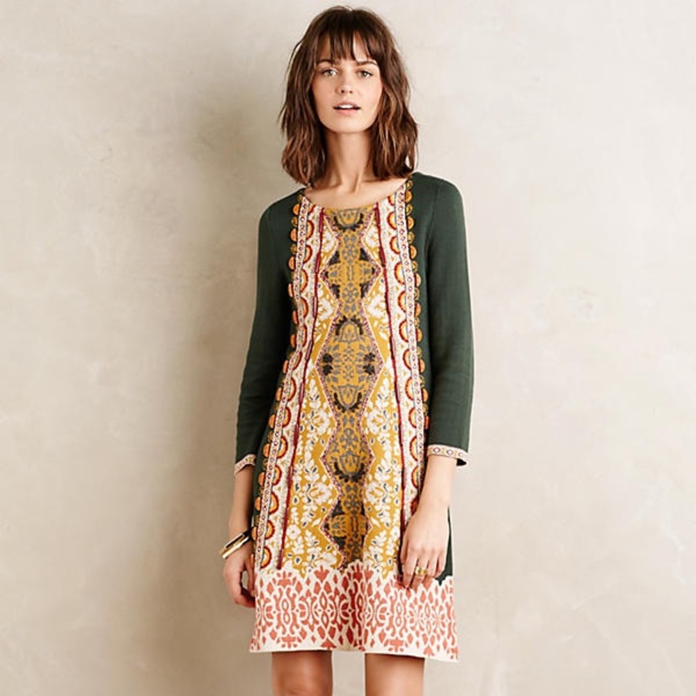 Anthropologie Knitted & Knotted Lanka Tunic S