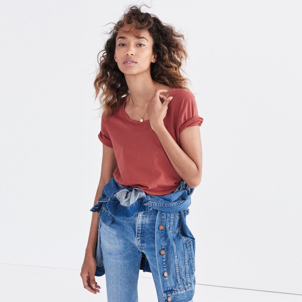 Madewell Riff Tee (Rust)