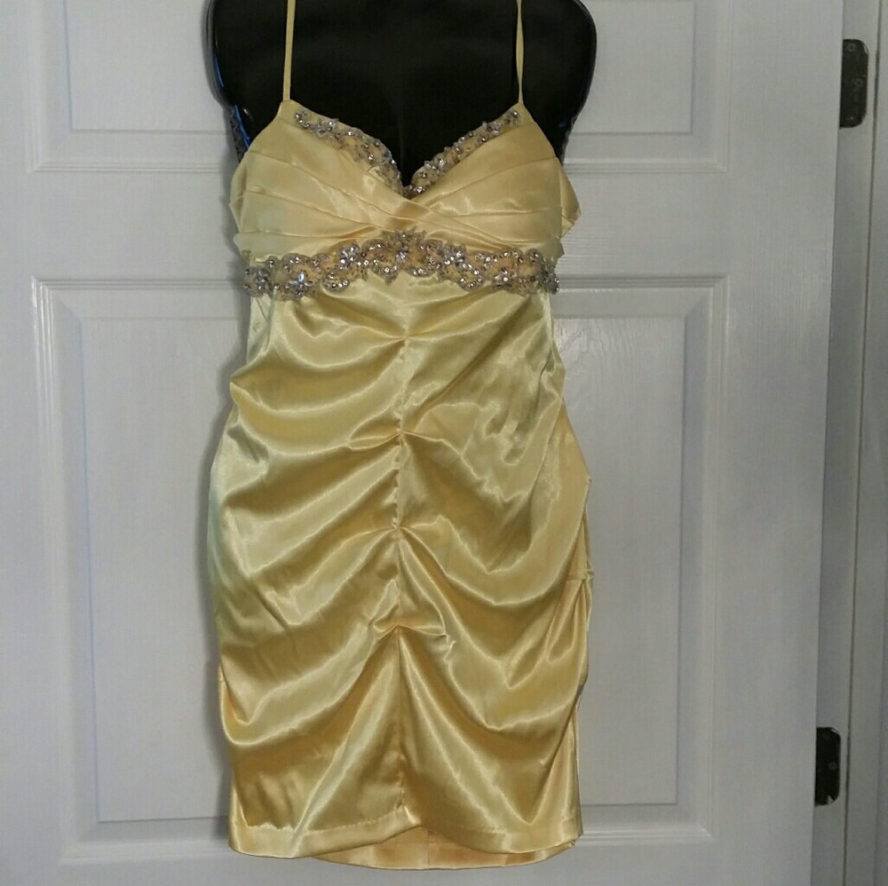 NWT Yellow Formal Dress