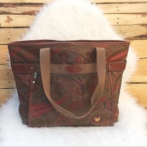 DVF Diane Von Furstenberg Large Paisley Tote