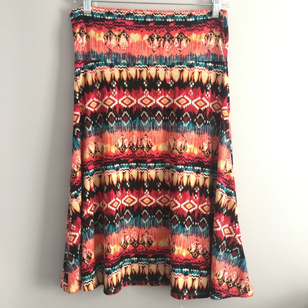 Lularoe Azure skirt leggings fabric