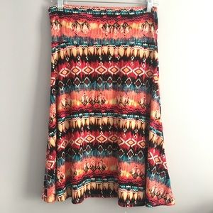 Lularoe Azure skirt leggings fabric