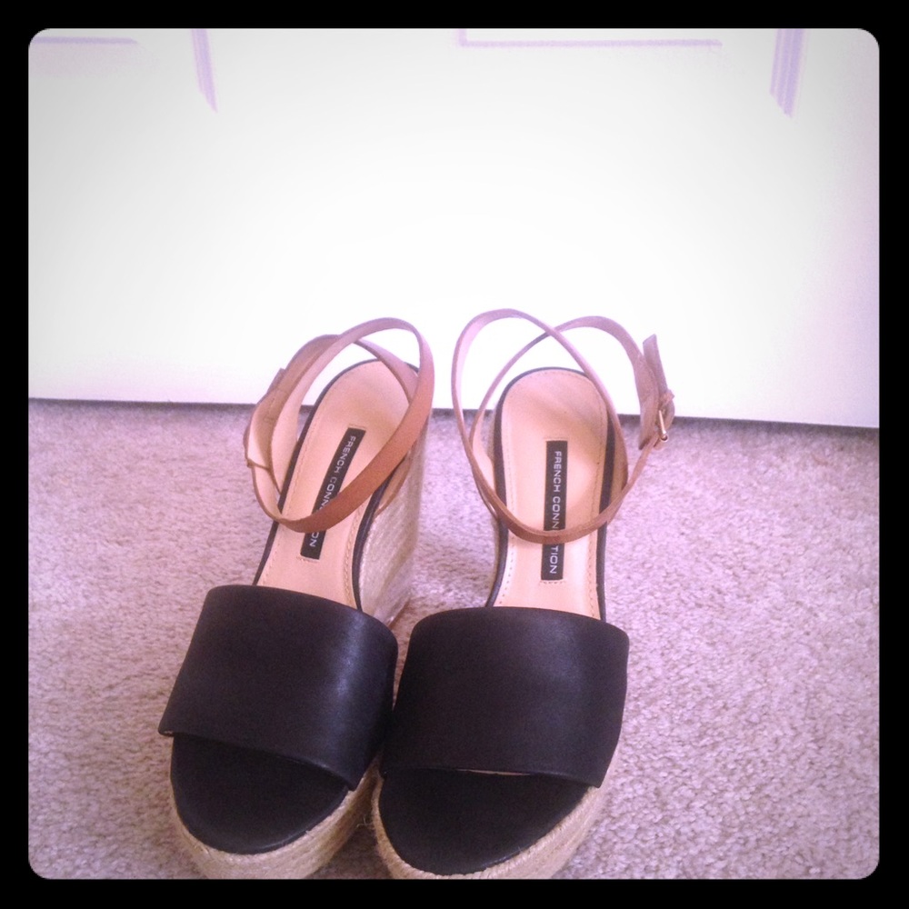 French Connection wedges, size 10