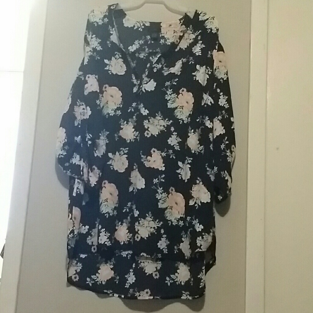 1x floral tunic