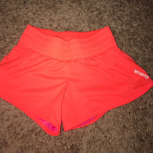 Orange Reebok Athletic Shorts💖NWOT - Picture 1 of 2