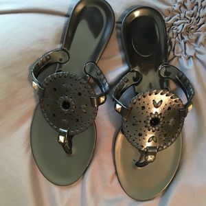 Jack rogers black jelly size 7