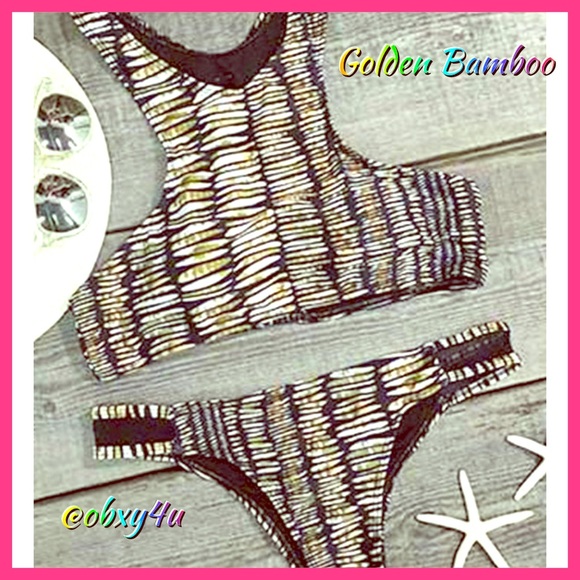 Other - 🎋⭐️5 STAR Rated ⭐️Golden Bamboo Bikini🎋