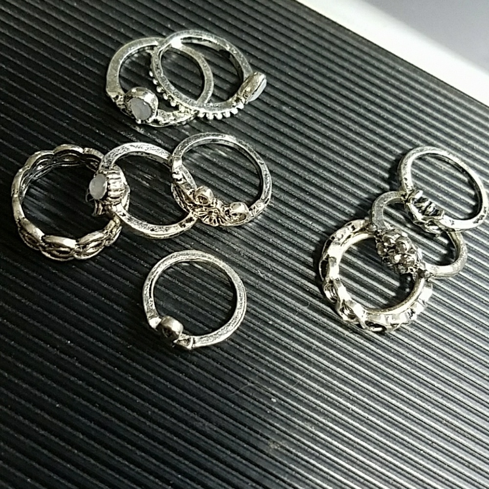 Fun summer ring set