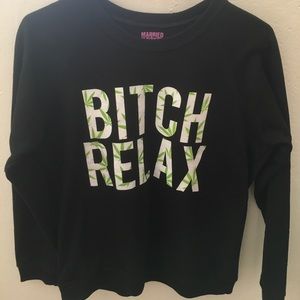 Married to the Mob crewneck sweater