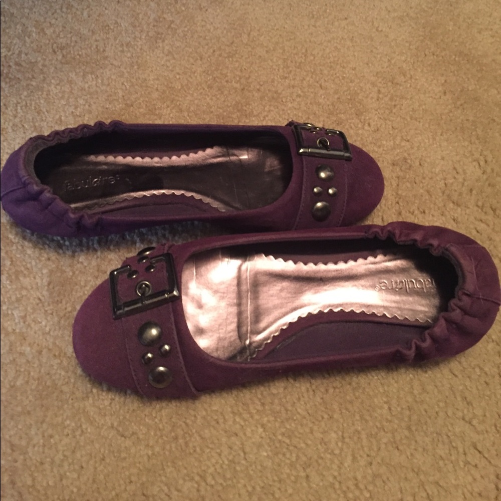 Purple flats