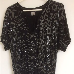 Ghost sequins top with banded waist