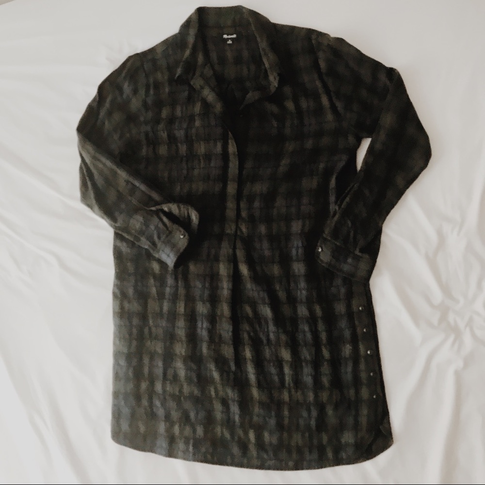 Madewell Flannel Dress
