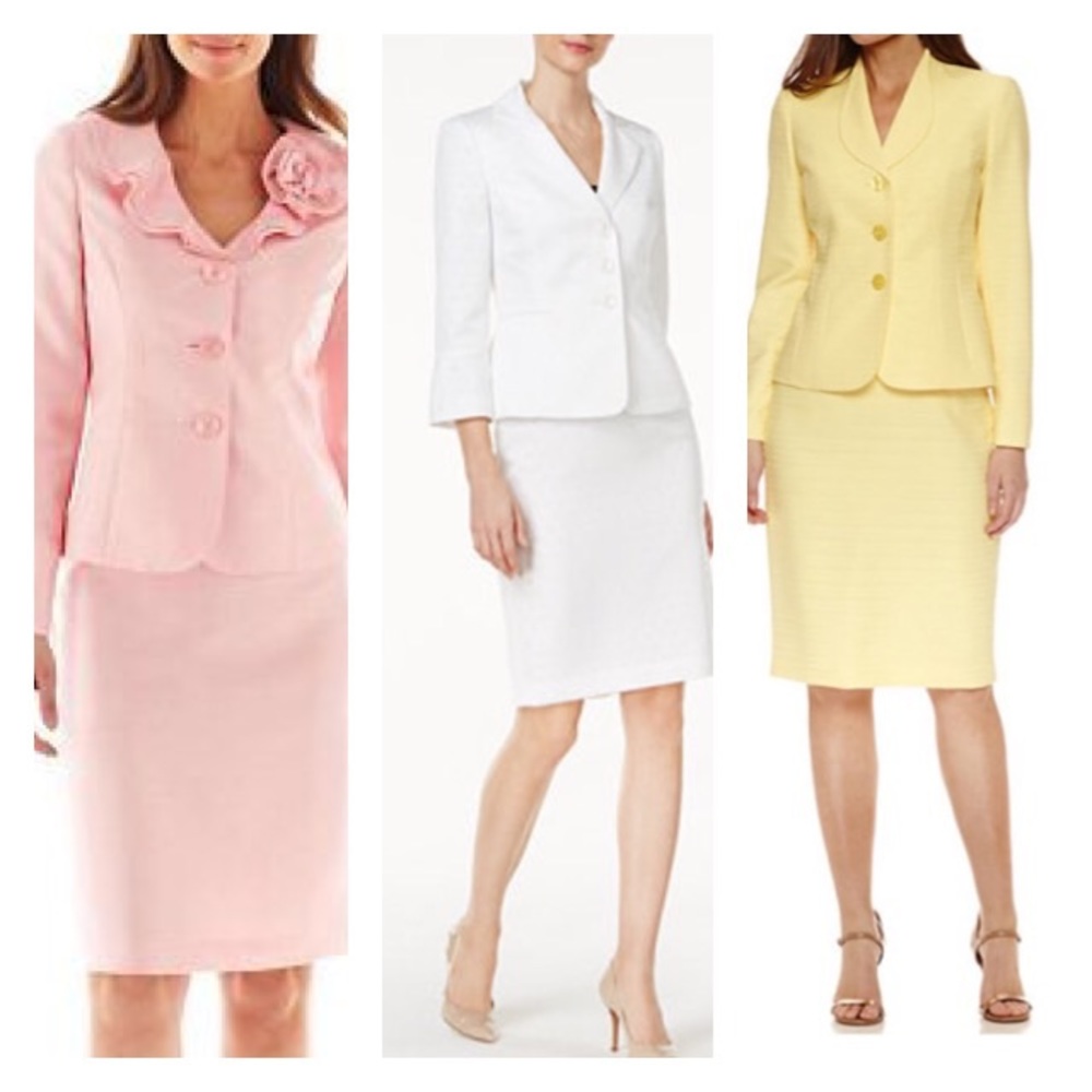 3 Sets of Le Suit Skirt Suits!
