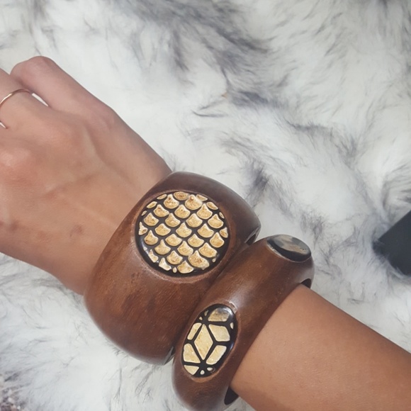 Mango Jewelry - Mango wooden bohemian bangles